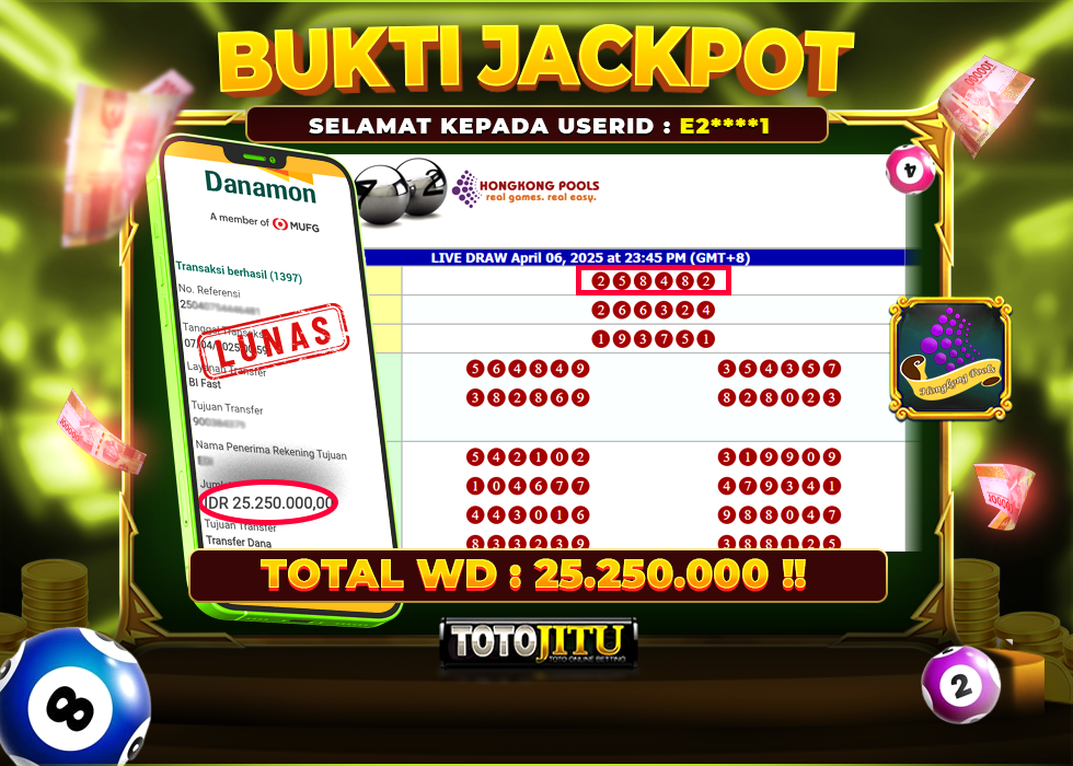 MAIN TOGEL HONGKONG, LANGSUNG AUTO MENANG BESAR!